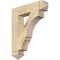 Ekena Millwork Balboa Arts & Crafts Rough Sawn Bracket, Douglas Fir, 4"W x 20"D x 24"H BKT04X20X24BOA03RDF - alternate 1